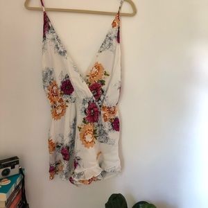 NEW Summery Floral Romper